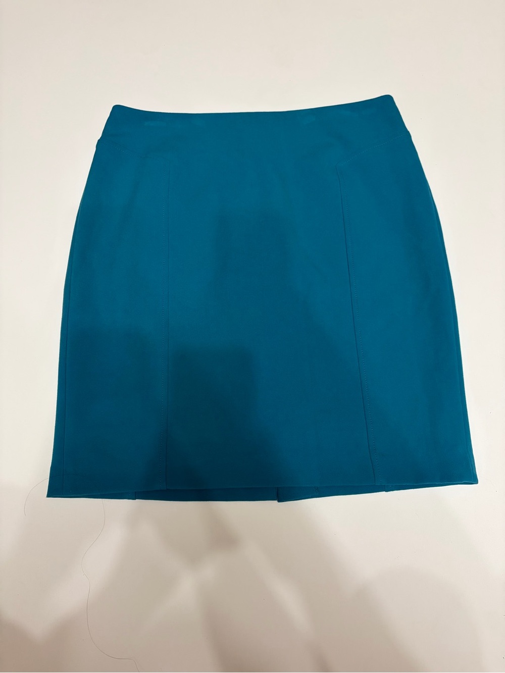 Halogen Teal Blue Straight pencil Skirt size 12 office wear business casual